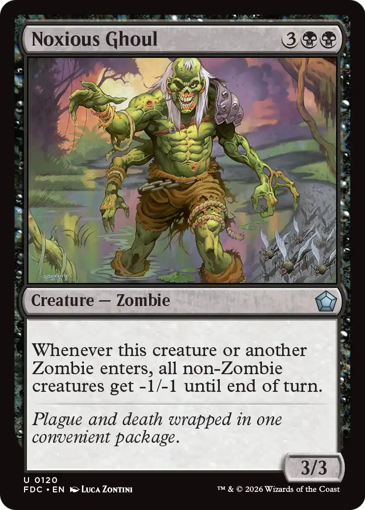Noxious Ghoul [Foundations Commander] | Gate City Games LLC