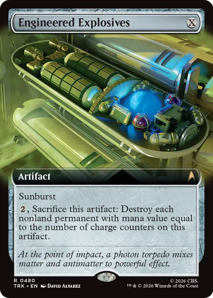 Engineered Explosives (Extended Art) [Star Trek] | Gate City Games LLC