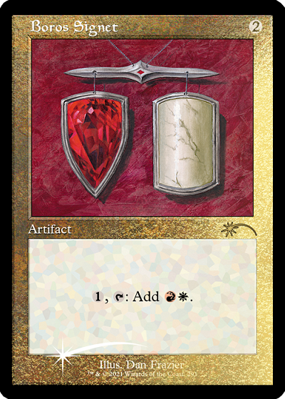 Boros Signet (Retro) (Foil Etched) [Secret Lair Drop Series] | Gate City Games LLC