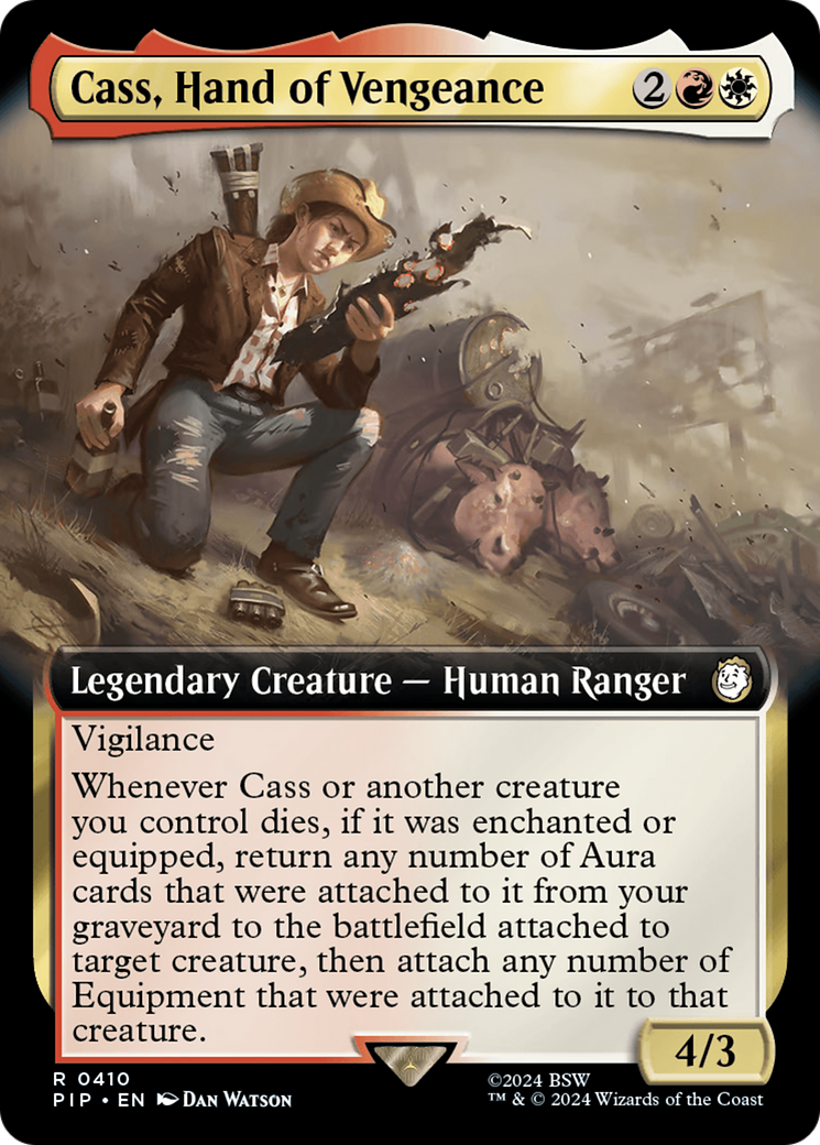 Cass, Hand of Vengeance (Extended Art) [Fallout] | Gate City Games LLC