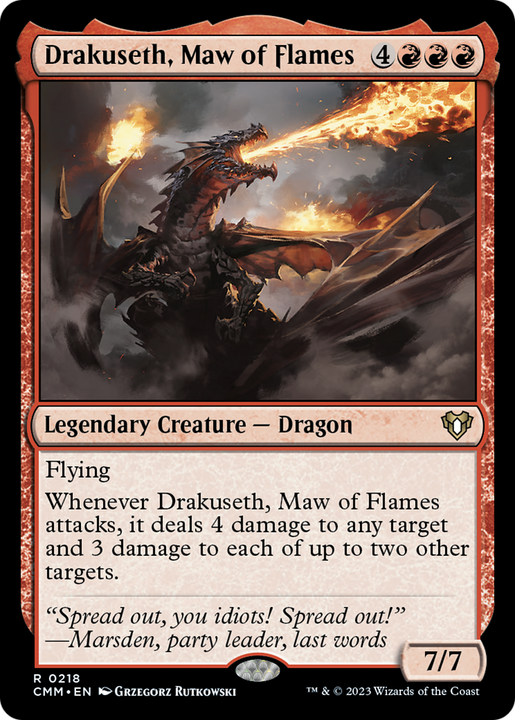 Drakuseth, Maw of Flames [Commander Masters] | Gate City Games LLC