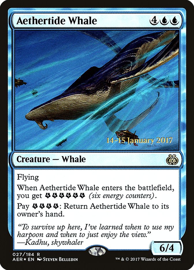 Aethertide Whale [Aether Revolt Prerelease Promos] | Gate City Games LLC