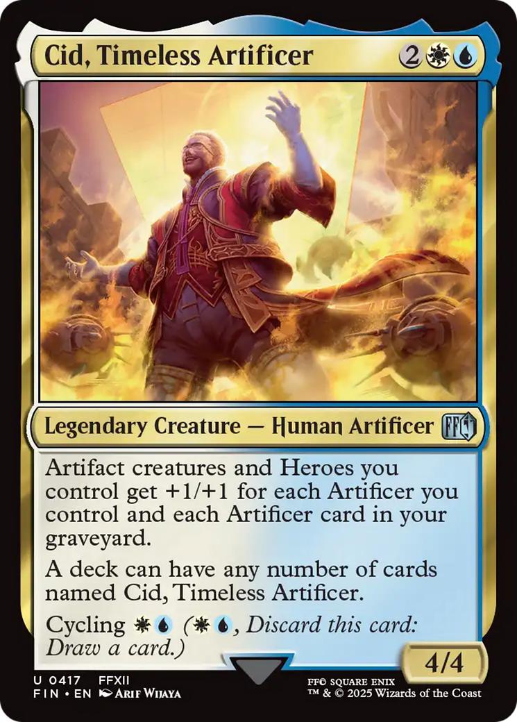 Cid, Timeless Artificer (0417) [FINAL FANTASY] | Gate City Games LLC