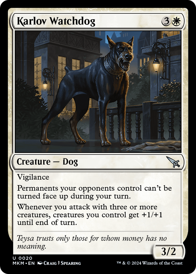 Karlov Watchdog [Murders at Karlov Manor] | Gate City Games LLC