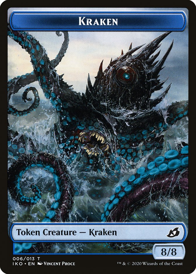 Kraken Token [Ikoria: Lair of Behemoths Tokens] | Gate City Games LLC
