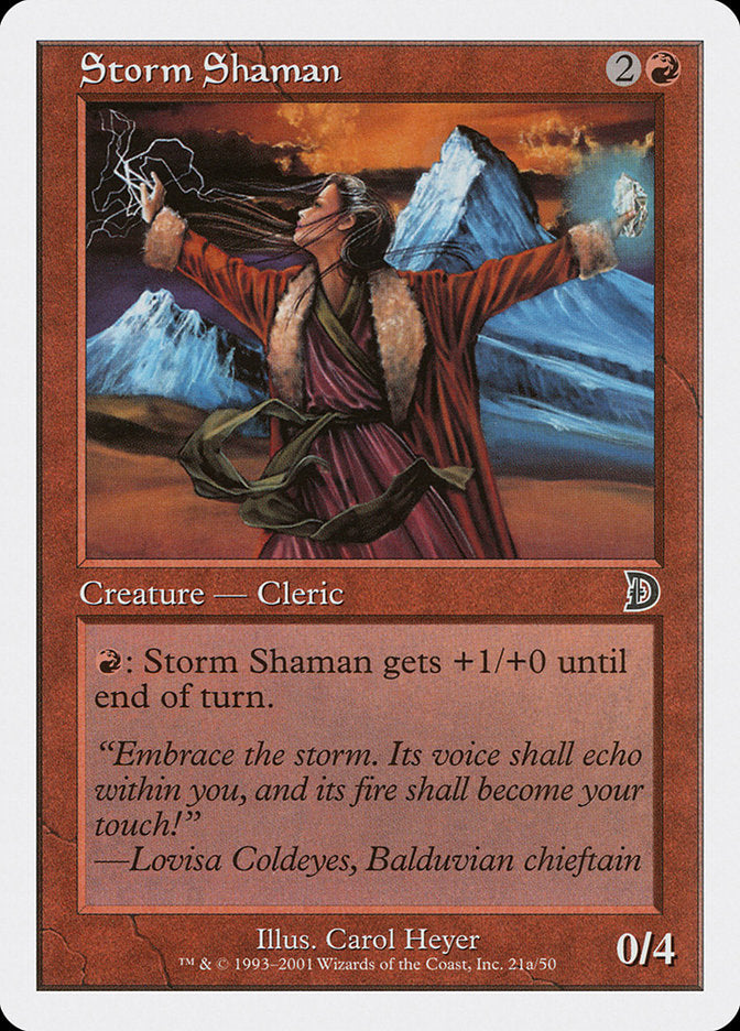 Storm Shaman (Female) [Deckmasters] | Gate City Games LLC