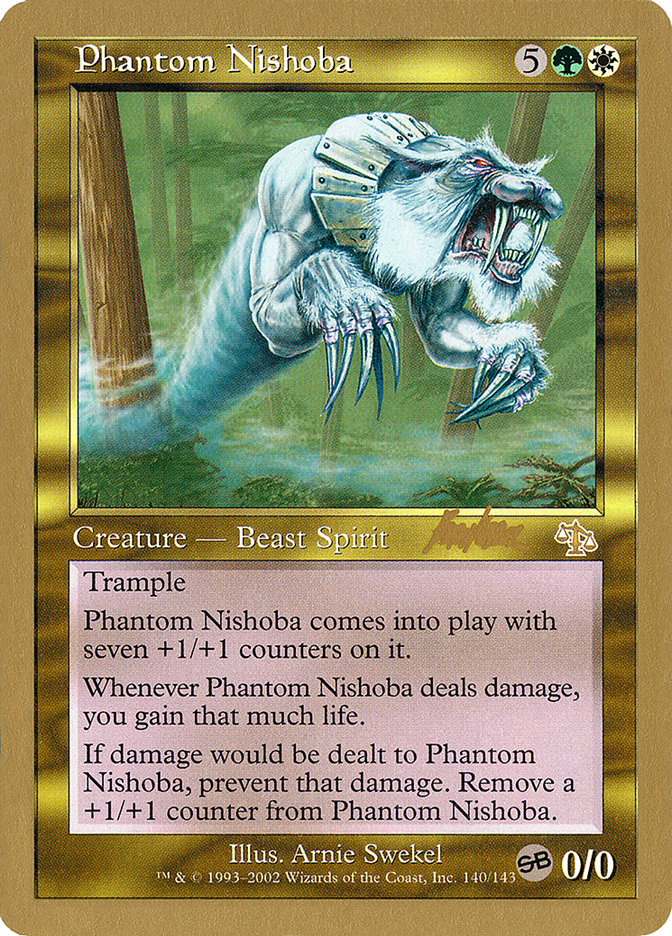 Phantom Nishoba (Brian Kibler) (SB) [World Championship Decks 2002] | Gate City Games LLC