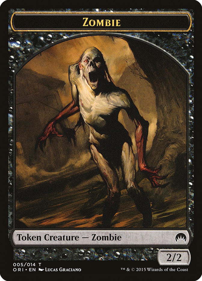 Zombie Token [Magic Origins Tokens] | Gate City Games LLC