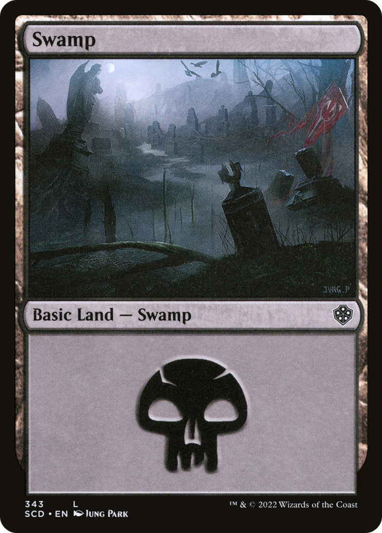 Swamp (343) [Starter Commander Decks] | Gate City Games LLC