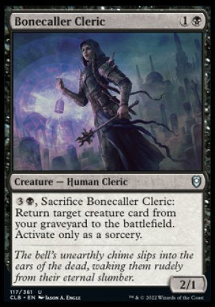 Bonecaller Cleric [Commander Legends: Battle for Baldur's Gate] | Gate City Games LLC