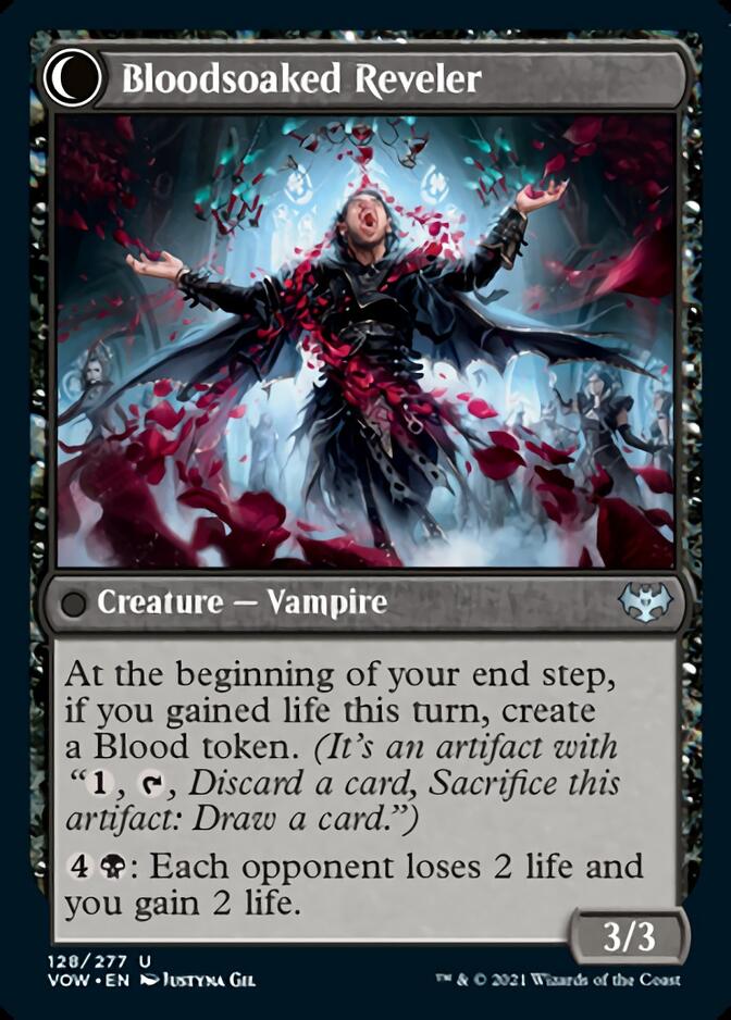 Restless Bloodseeker // Bloodsoaked Reveler [Innistrad: Crimson Vow] | Gate City Games LLC