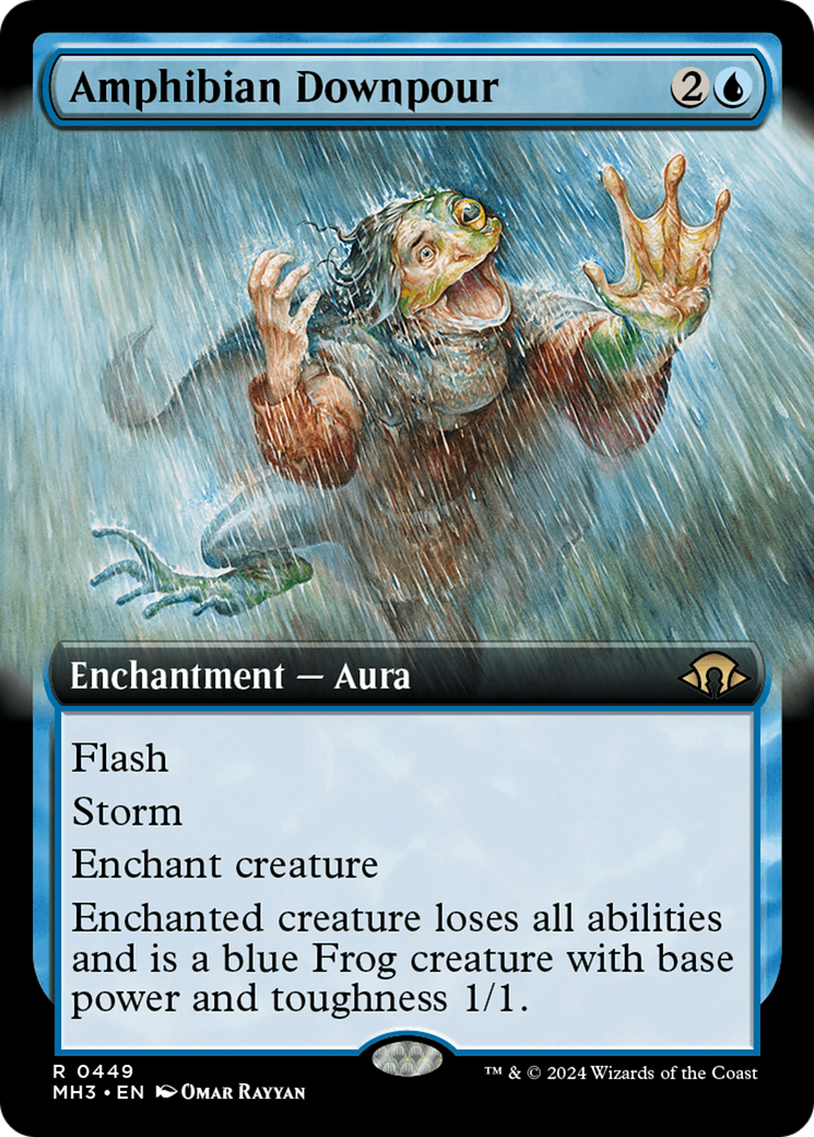 Amphibian Downpour (Extended Art) [Modern Horizons 3] | Gate City Games LLC