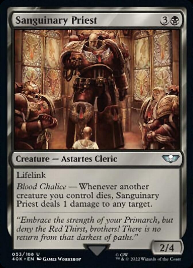 Sanguinary Priest (Surge Foil) [Warhammer 40,000] | Gate City Games LLC