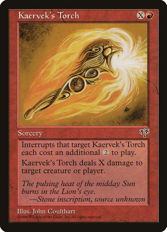 Kaervek's Torch [Mirage] | Gate City Games LLC