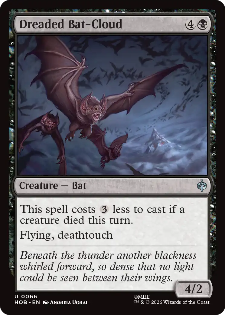 Dreaded Bat-Cloud [The Hobbit] | Gate City Games LLC