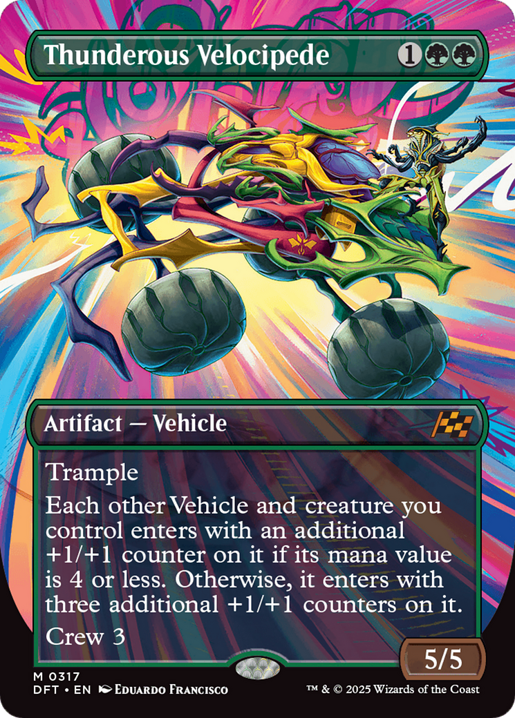 Thunderous Velocipede (Borderless) [Aetherdrift] | Gate City Games LLC