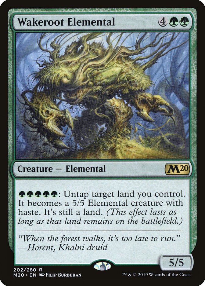 Wakeroot Elemental [Core Set 2020] | Gate City Games LLC