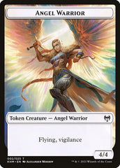 Treasure // Angel Warrior Double-Sided Token [Kaldheim Tokens] | Gate City Games LLC