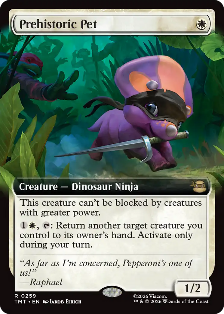 Prehistoric Pet (Extended Art) [Teenage Mutant Ninja Turtles] | Gate City Games LLC