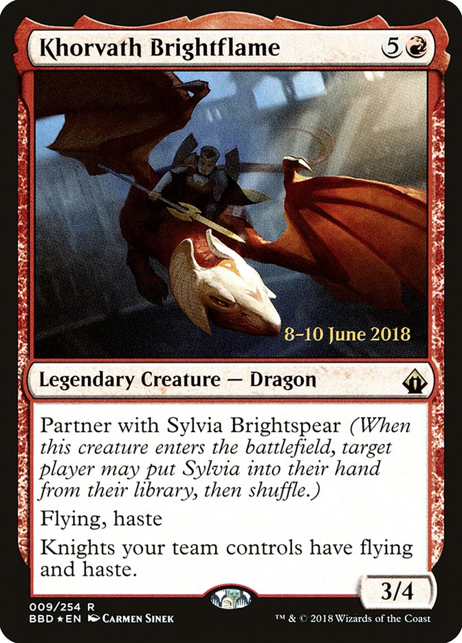 Khorvath Brightflame [Battlebond Prerelease Promos] | Gate City Games LLC