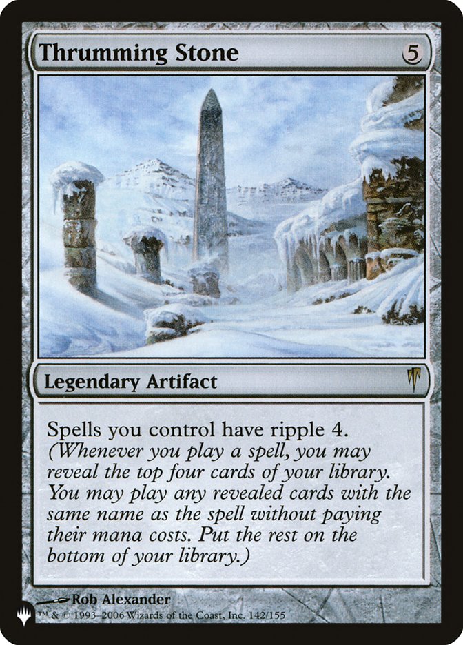 Thrumming Stone [The List] | Gate City Games LLC
