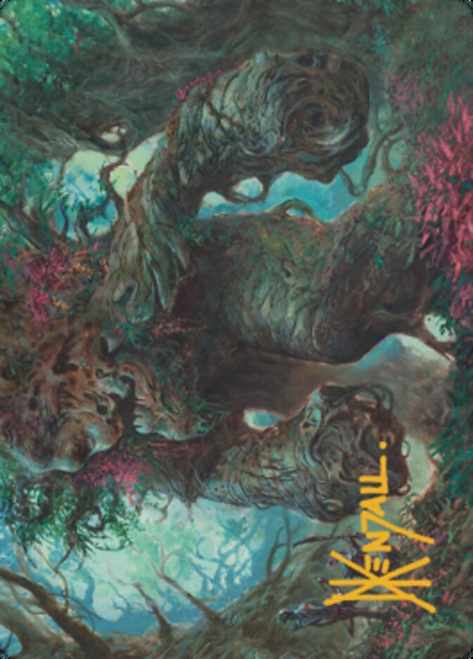 Magnigoth Sentry Art Card (Gold-Stamped Signature) [Dominaria United Art Series] | Gate City Games LLC