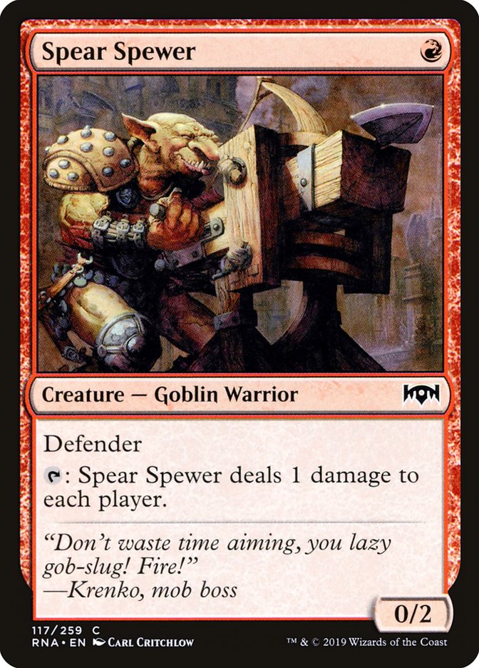 Spear Spewer [Ravnica Allegiance] | Gate City Games LLC