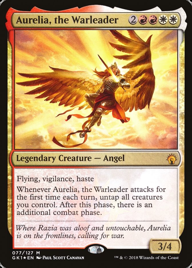 Aurelia, the Warleader [Guilds of Ravnica Guild Kit] | Gate City Games LLC