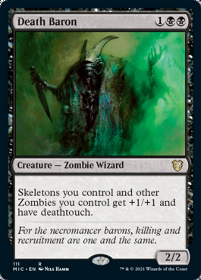 Death Baron [Innistrad: Midnight Hunt Commander] | Gate City Games LLC