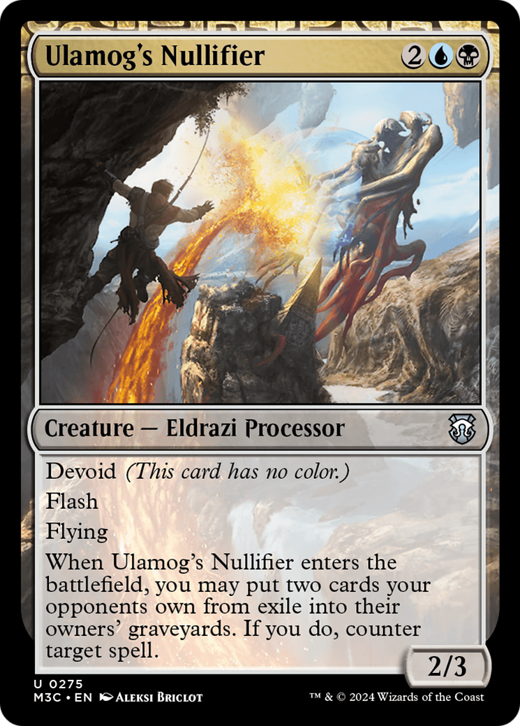 Ulamog's Nullifier (Ripple Foil) [Modern Horizons 3 Commander] | Gate City Games LLC