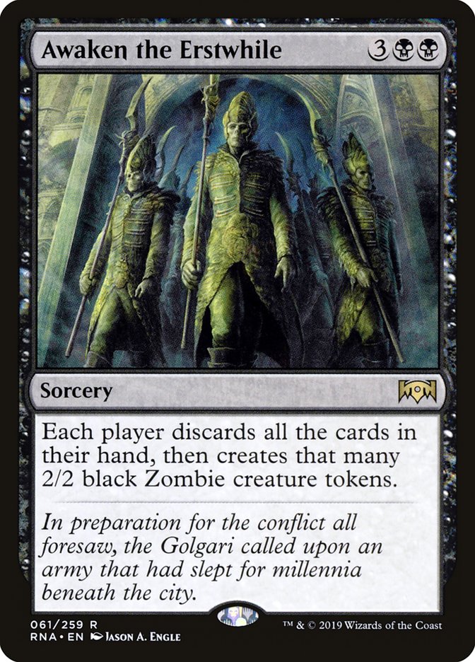 Awaken the Erstwhile [Ravnica Allegiance] | Gate City Games LLC