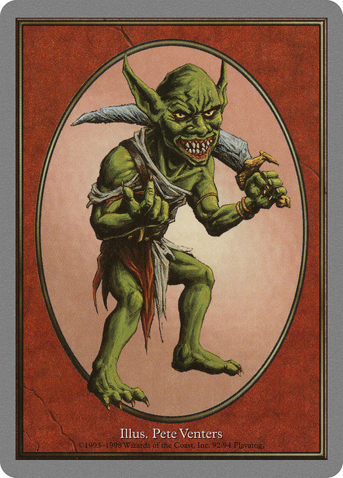 Goblin Token [Unglued Tokens] | Gate City Games LLC