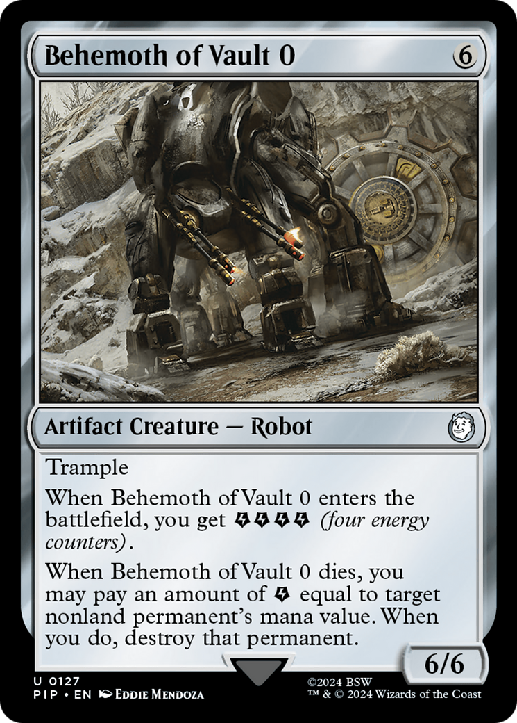 Behemoth of Vault 0 [Fallout] | Gate City Games LLC