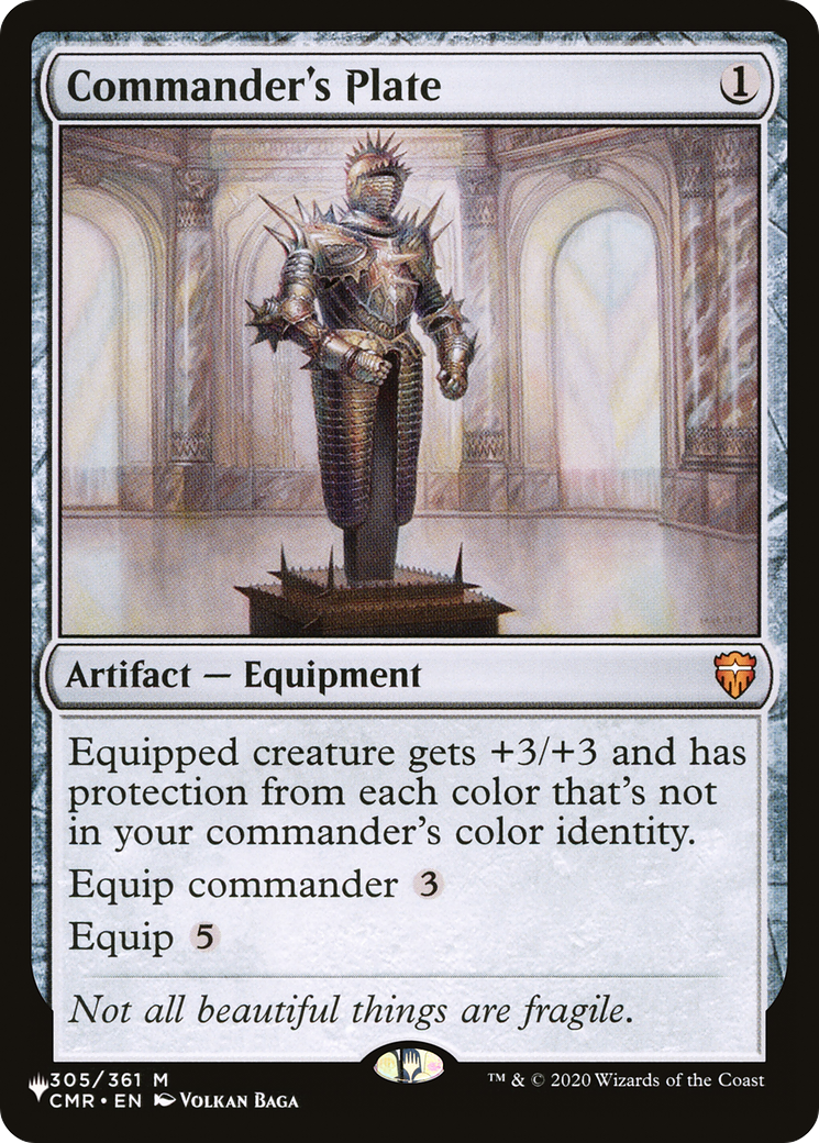 Commander's Plate [The List] | Gate City Games LLC