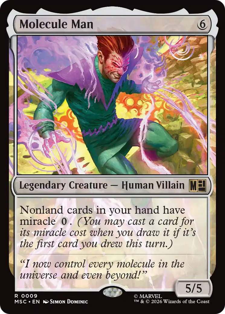 Molecule Man (Surge Foil) [Marvel Super Heroes Commander] | Gate City Games LLC