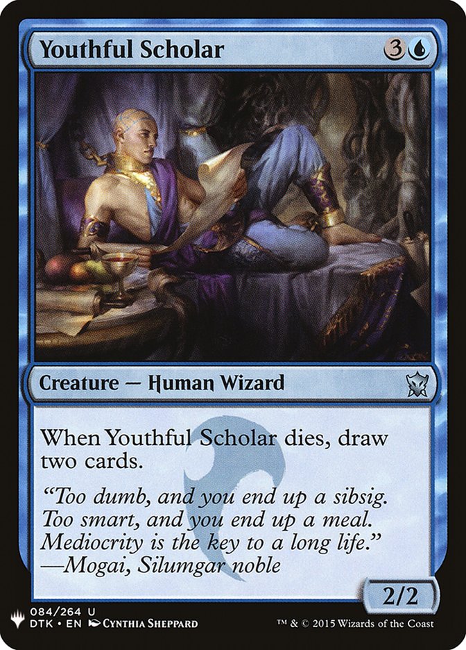 Youthful Scholar [Mystery Booster] | Gate City Games LLC