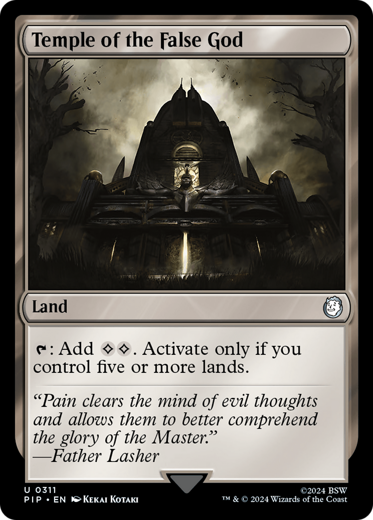 Temple of the False God [Fallout] | Gate City Games LLC