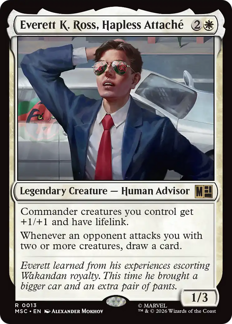 Everett K. Ross, Hapless Attache [Marvel Super Heroes Commander] | Gate City Games LLC