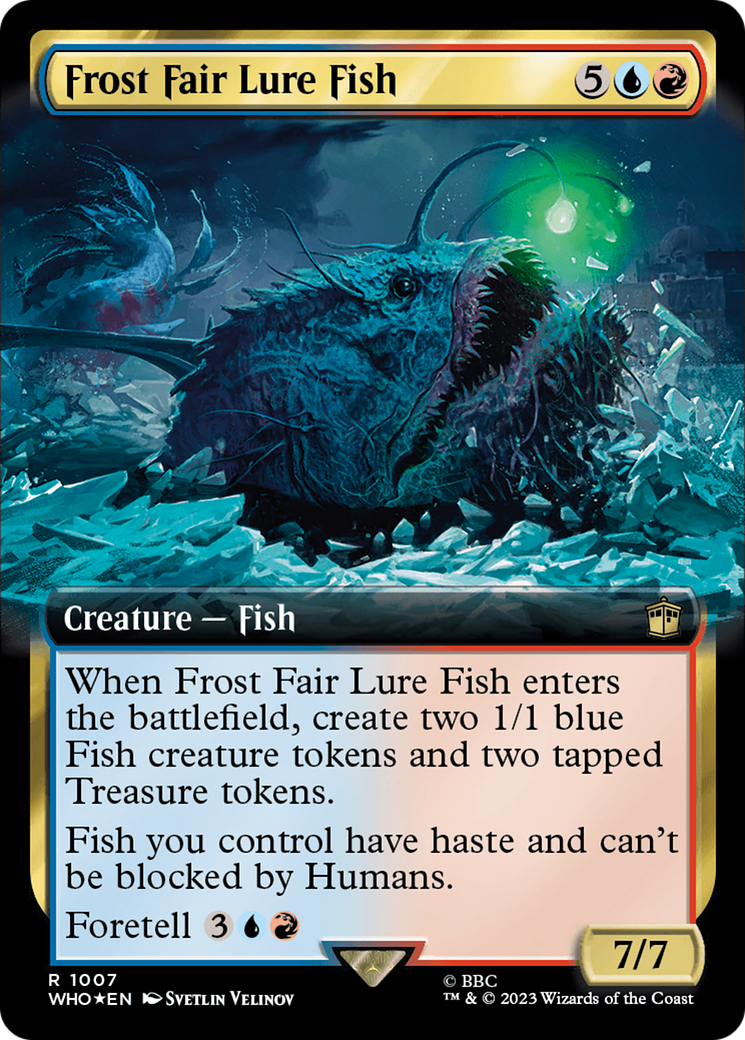 Frost Fair Lure Fish (Extended Art) (Surge Foil) [Doctor Who] | Gate City Games LLC