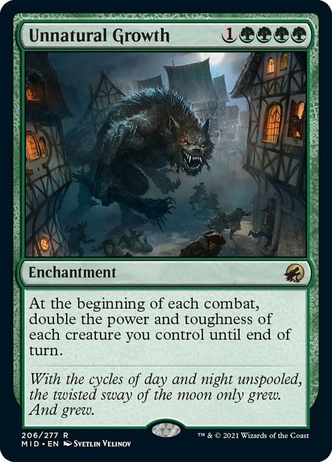 Unnatural Growth [Innistrad: Midnight Hunt] | Gate City Games LLC
