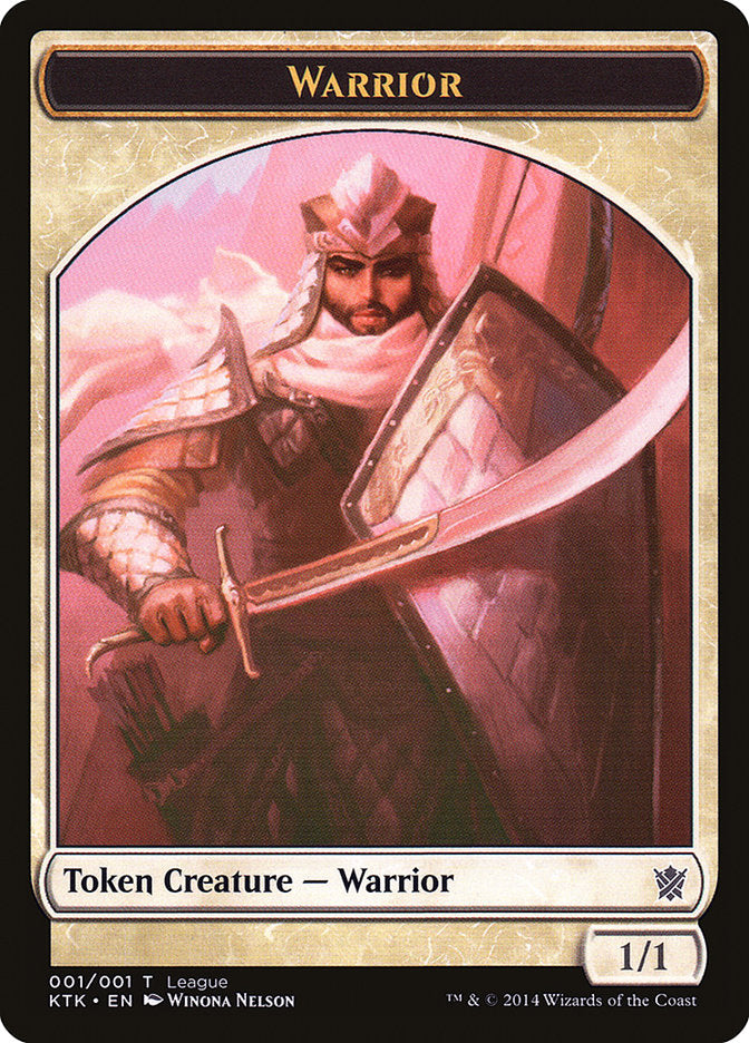 Warrior Token [League Tokens 2014] | Gate City Games LLC
