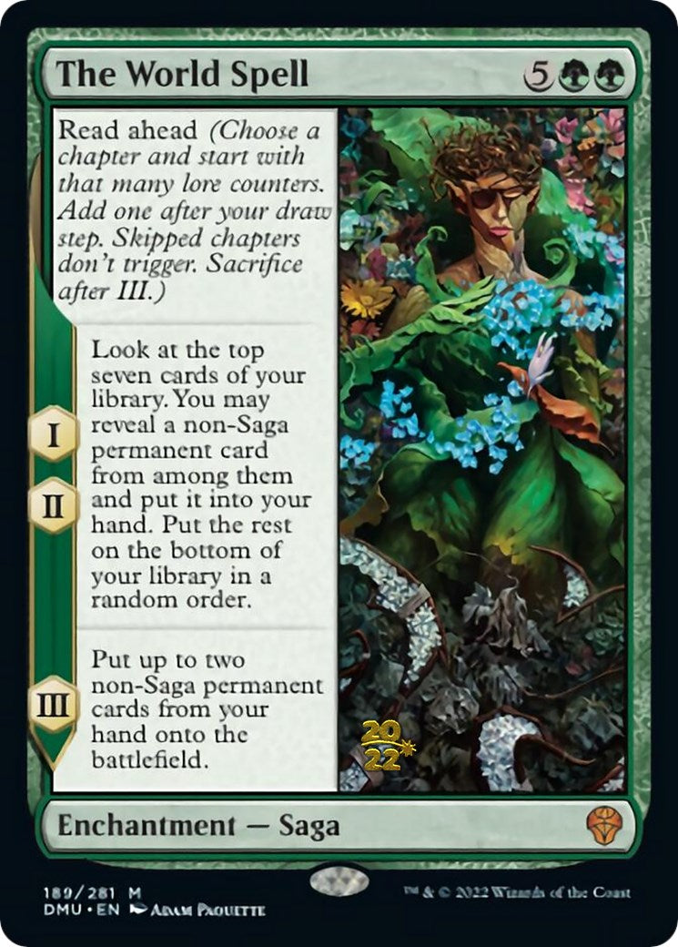 The World Spell [Dominaria United Prerelease Promos] | Gate City Games LLC
