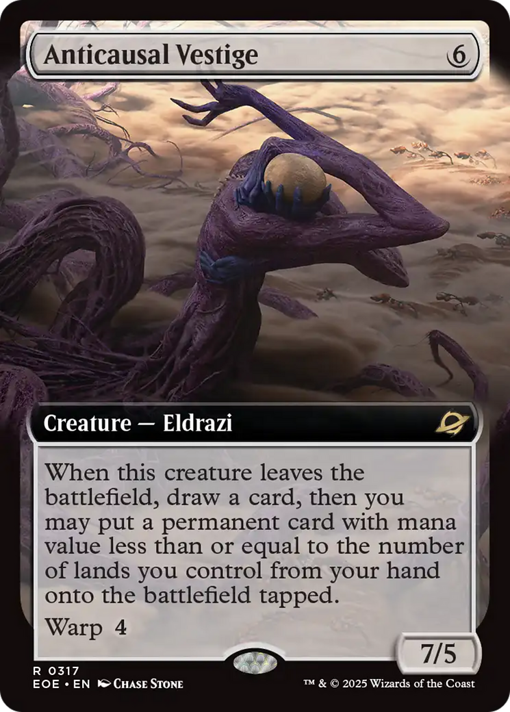 Anticausal Vestige (Extended Art) [Edge of Eternities] | Gate City Games LLC