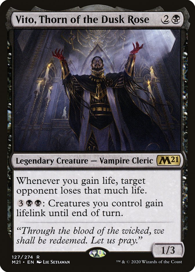 Vito, Thorn of the Dusk Rose [Core Set 2021] | Gate City Games LLC