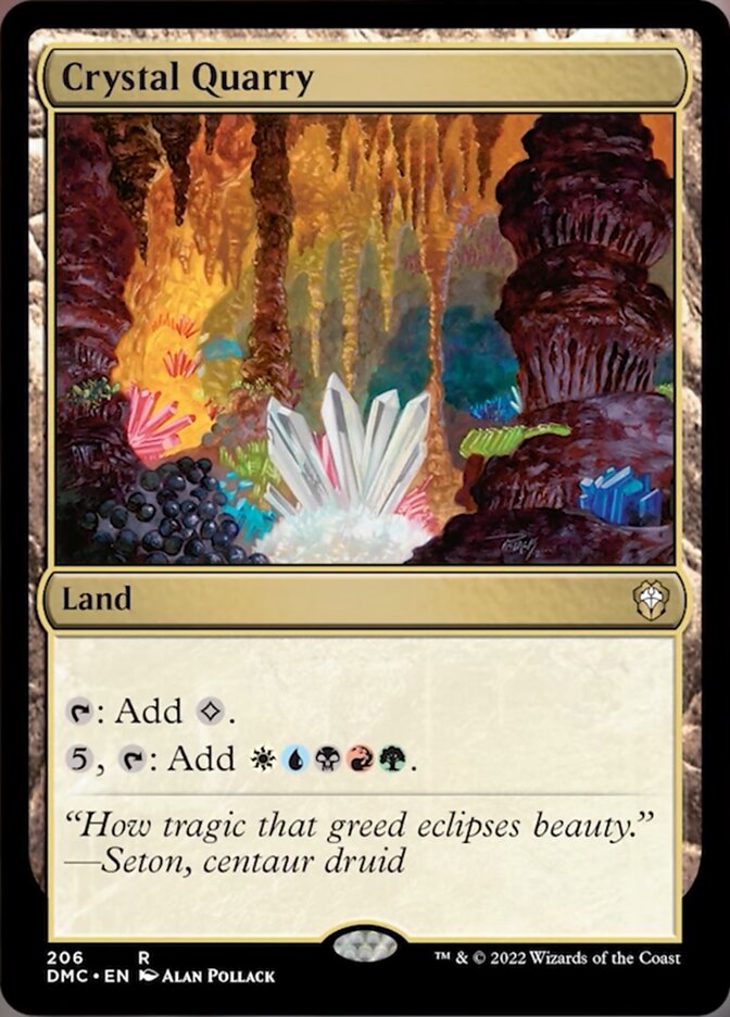 Crystal Quarry [Dominaria United Commander] | Gate City Games LLC
