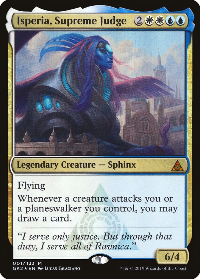 Isperia, Supreme Judge [Ravnica Allegiance Guild Kit] | Gate City Games LLC