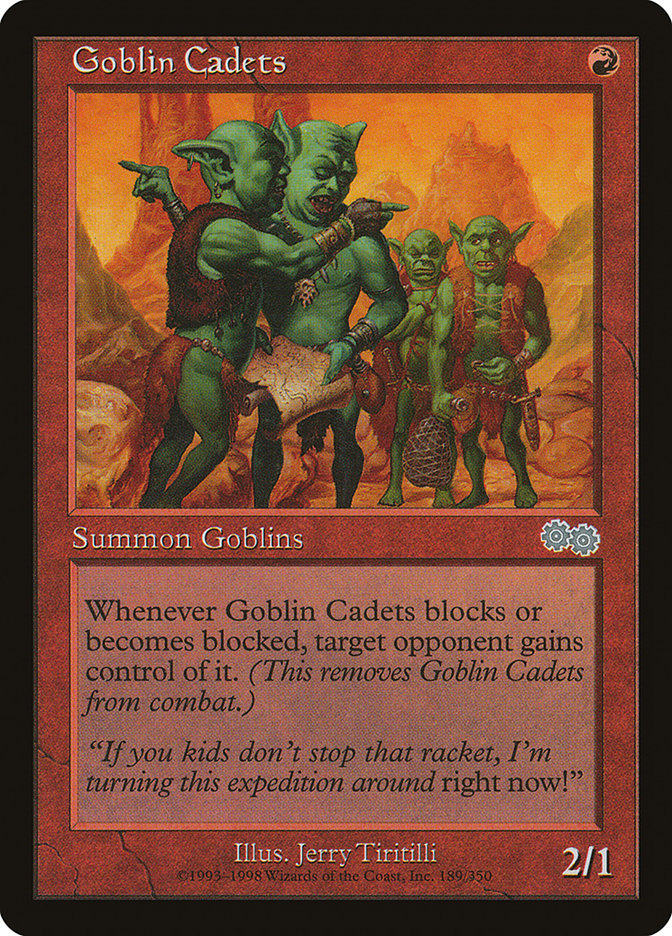 Goblin Cadets [Urza's Saga] | Gate City Games LLC
