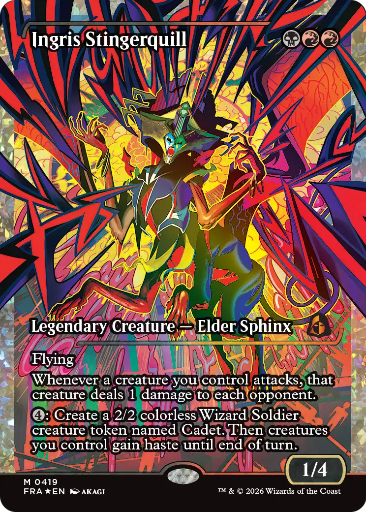 Ingris Stingerquill (Showcase) (Fracture Foil) (0419) [Reality Fracture] | Gate City Games LLC