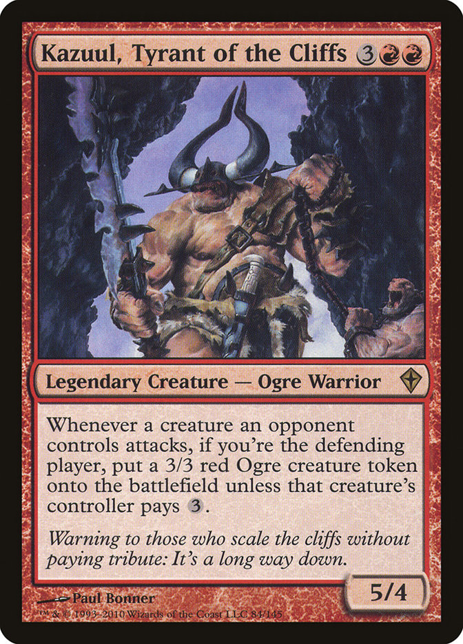 Kazuul, Tyrant of the Cliffs [Worldwake] | Gate City Games LLC