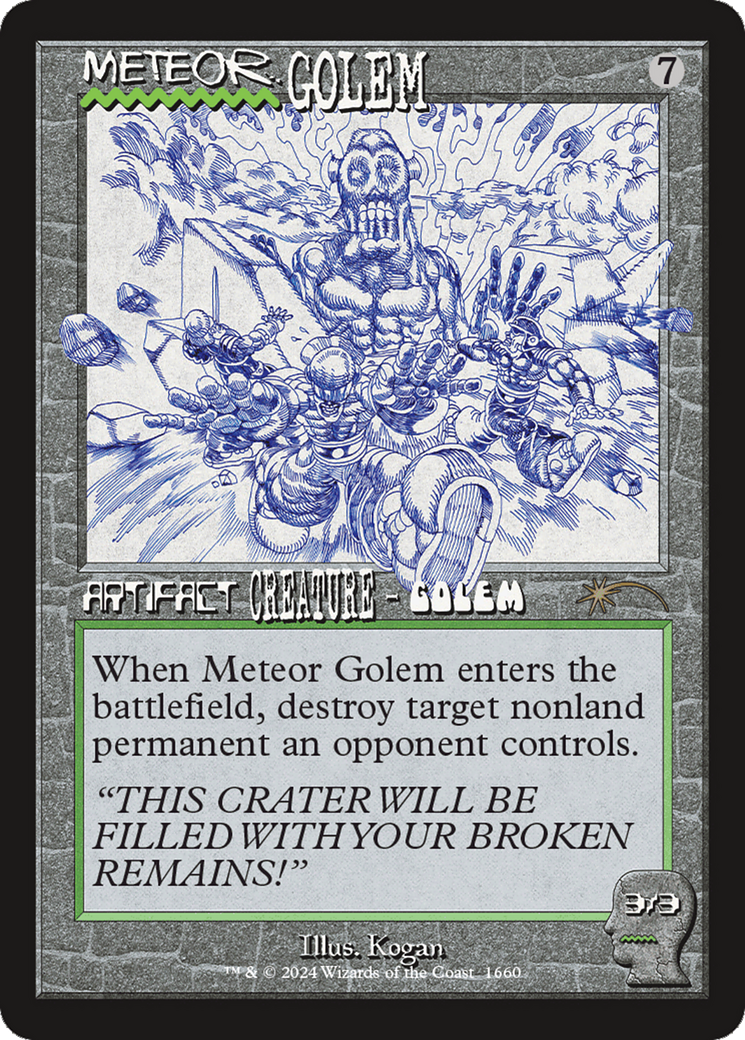 Meteor Golem (1660) (Rainbow Foil) [Secret Lair Drop Series] | Gate City Games LLC